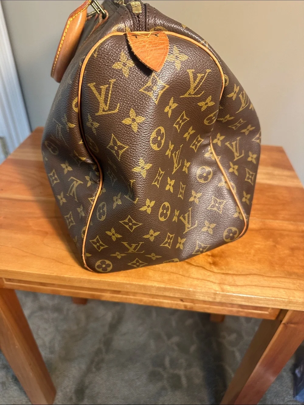Authentic Louis Vuitton Monogram Keepall Bandouliere Duffle.